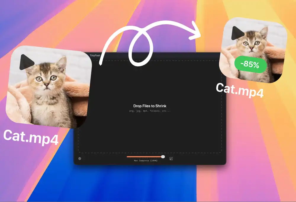 reduce video size on mac with tinyfast